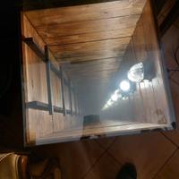 tavolino d'arredo infinity con specchio