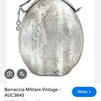 borraccia militare vintage 