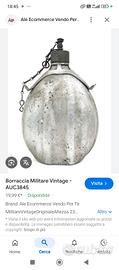 borraccia militare vintage 