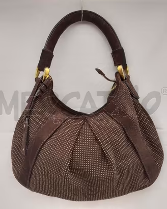 BORSA DONNA BURBERRY MARRONE STRASS