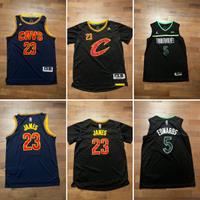 Set di 3 maglie NBA Cleveland e Timberwolves
