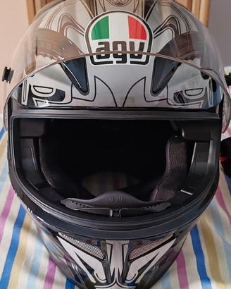 casco moto integrale AGV T2 in fibra taglia L