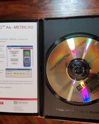 Software LEICA DISTO A6 METRICAD.