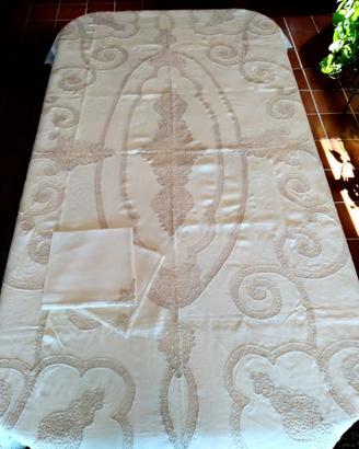Tovaglia lino écru e pizzo di Cantù, 14 tovaglioli
