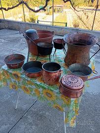 oggetti antichi in rame