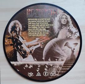Vinile 33 giri da parete omaggio ai Led Zeppelin 