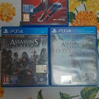 Spiderman e 2 assassin's creed Ps4/Ps5