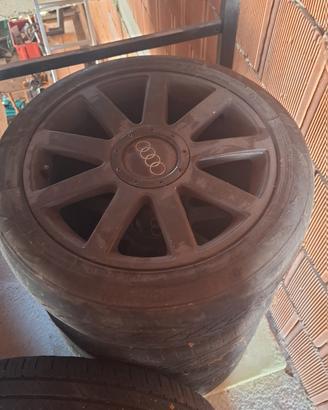 cerchi in lega e gomme 4stag.205/50/17 audi A3 