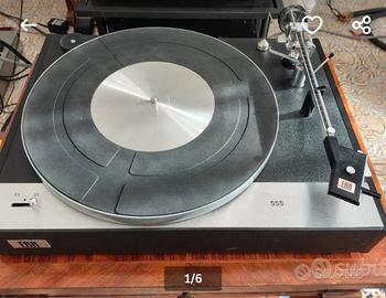 Piatto/giradischi ERA 555-Raro Braccio Traforato