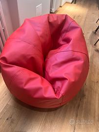 pouf rosso