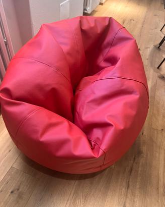 pouf rosso
