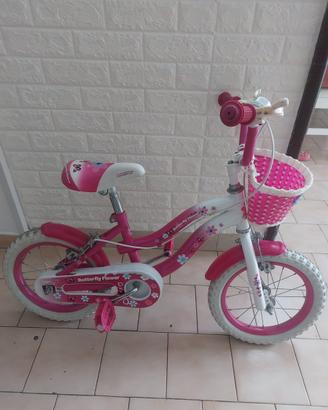Bicicletta Butterfly Flower