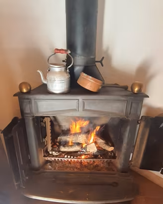 Stufa caminetto a legna