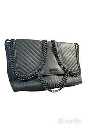 Borsa Liu Jo grigia con catena