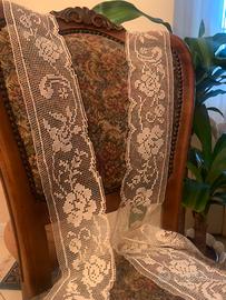 Bordura per copriletto a filet a modano