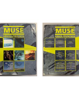Muse Absolution Box originale – 4 CD + 4 DVD
