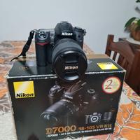Nikon d7000 18-105 vr kit + obiettivo Nikon 18/105