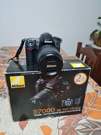 Nikon d7000 18-105 vr kit + obiettivo Nikon 18/105