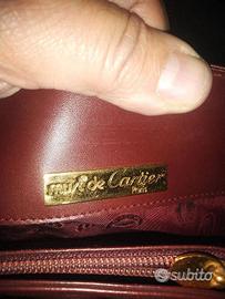 Borsa Cartier vintage pelle liscia usata perfetta