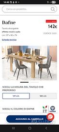 Tavolo Dafne Mondo Convenienza 