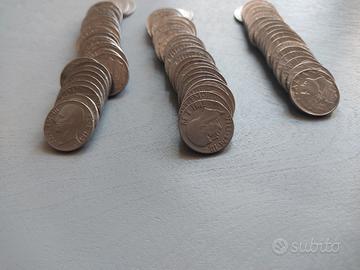 116 monete da 20 e 50 centesimi 