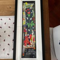 Serigrafia "Una rosa nata dal mio cuore"