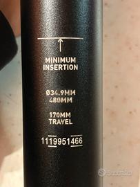 Rockshox Reverb AXS da 170mm da 34.9