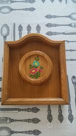 Quadro rovere trentino dipinto a mano