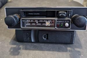 Autoradio originale alfa romeo anni 70 con logo