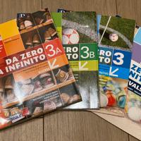 Set completo 4 libri matematica 3^ media PERFETTO