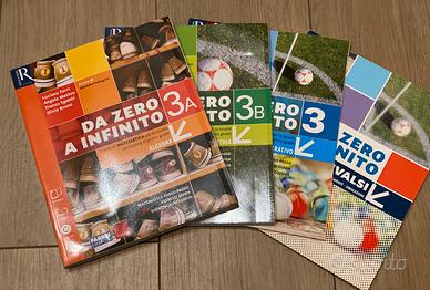 Set completo 4 libri matematica 3^ media PERFETTO