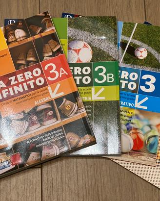 Set completo 4 libri matematica 3^ media PERFETTO