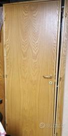 Porte LEGNO Tamburate da interno in vero Castagno