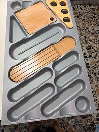Portaposate grande da cassetto cucina 47×81 cm