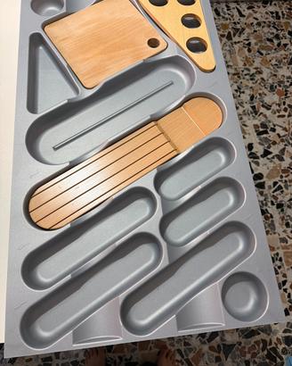 Portaposate grande da cassetto cucina 47×81 cm