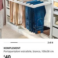 porta pantaloni ikea