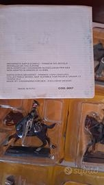  collezione soldati a cavallo in metallo 