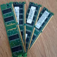 ram 1 gb totale, 256 mb x 4 