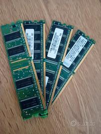ram 1 gb totale, 256 mb x 4 