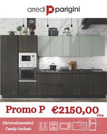 Cucina lineare - PROMOZIONI + Elettrodomestici