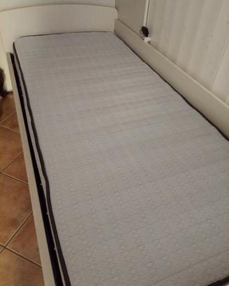 Materasso singolo + reti doghe letti