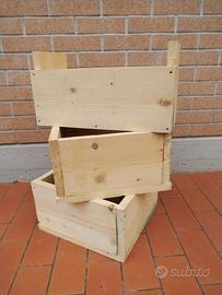 cassette in vero legno 