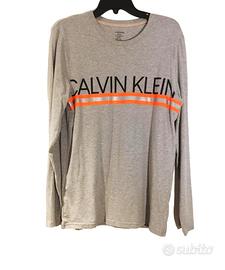 T-shirt manica lunga Calvin Klein LOGO in cotone