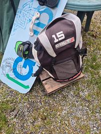Tavola twintip 160 e Naish cult 15 kitesurf 