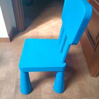 Sedia Mammut Ikea blu