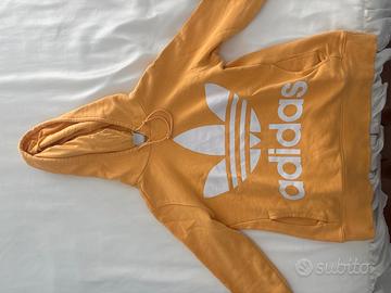 Felpa gialla adidas