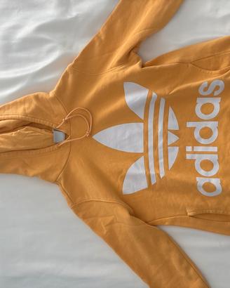 Felpa gialla adidas