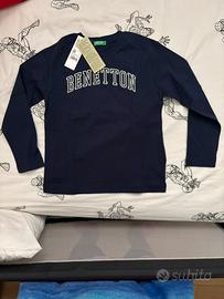 Maglia blu benetton