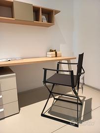 Sedia pieghevole Emu modello Ciak, nera, nuova 