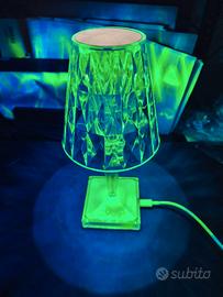 Lampada LED multicolore (mod. Cristallo)